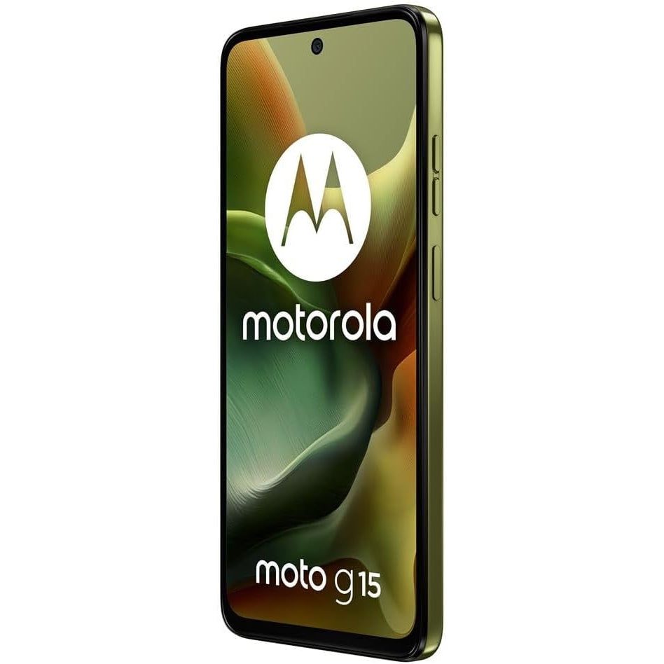 Motorola moto g15 smartphone 4G 4/128 GB Iguana Green — vista 4