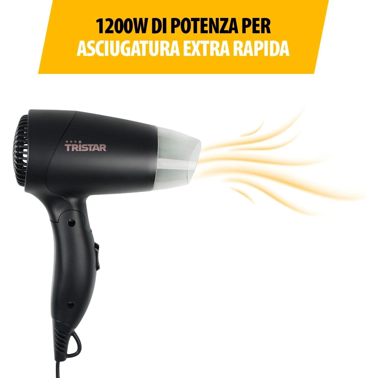 Tristar HD-2460 asciugacapelli da viaggio, immagine 2