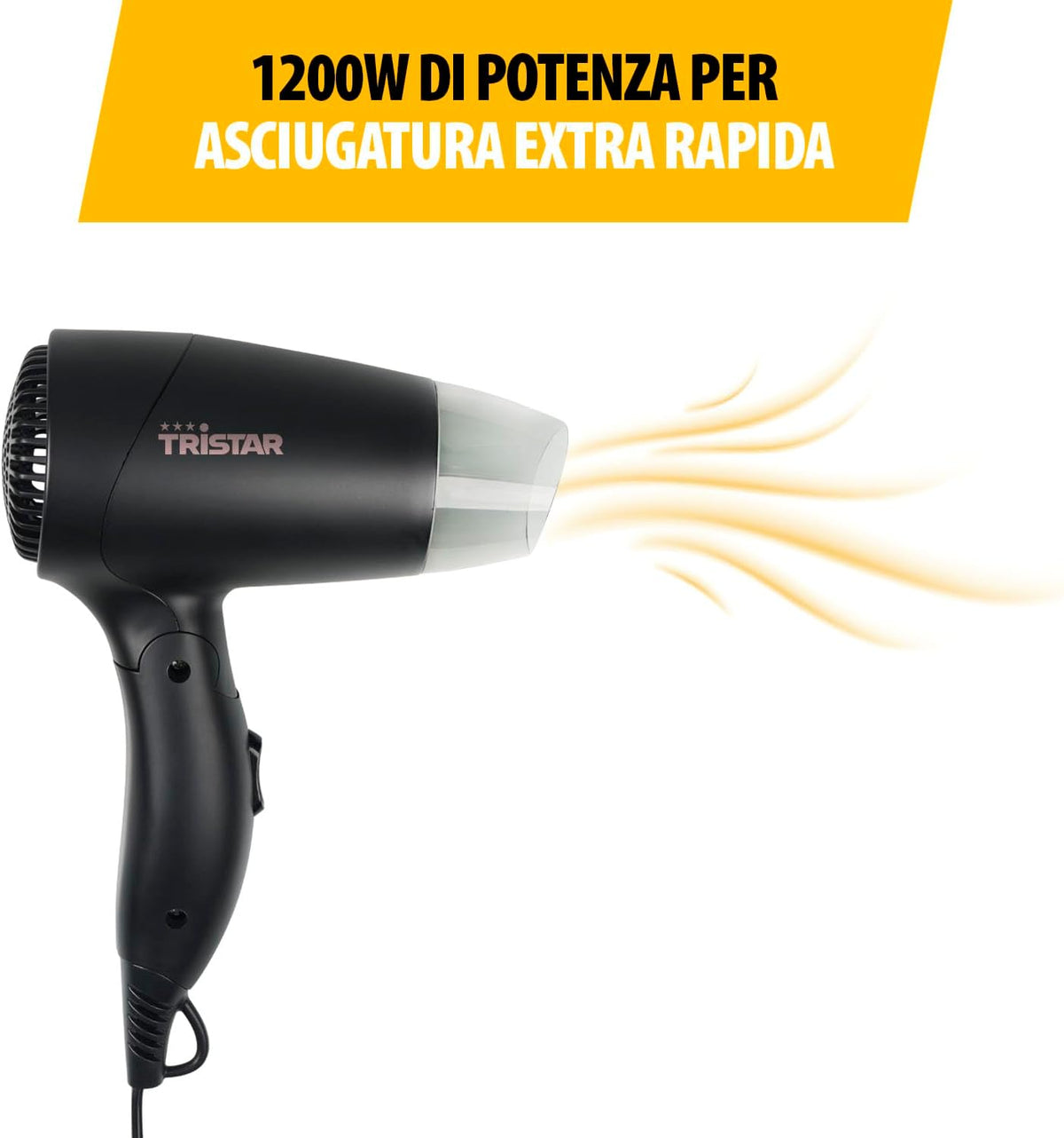 Tristar HD-2460 asciugacapelli da viaggio, immagine 2