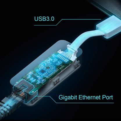 TP-Link UE300 adattatore USB-A Gigabit bianco, vista 4