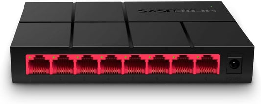 Mercusys MS108G switch Gigabit 8 porte, vista principale
