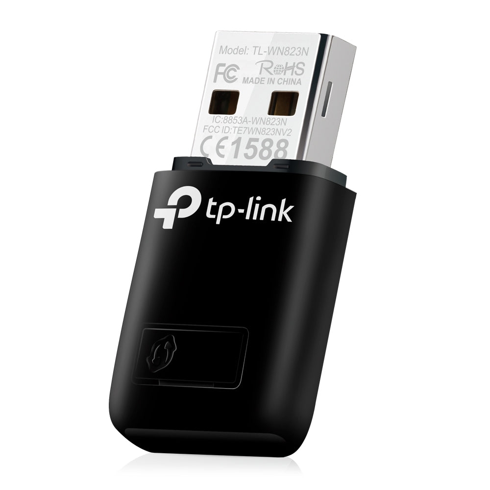 TP-Link TL-WN823N adattatore Wi-Fi N300 nero, vista principale