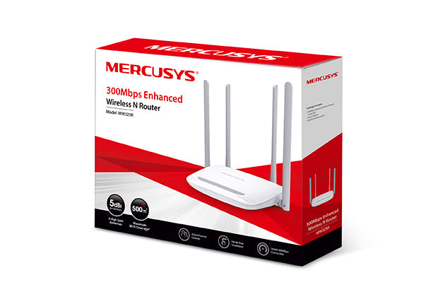 Mercusys MW325R router N300 bianco, immagine 4