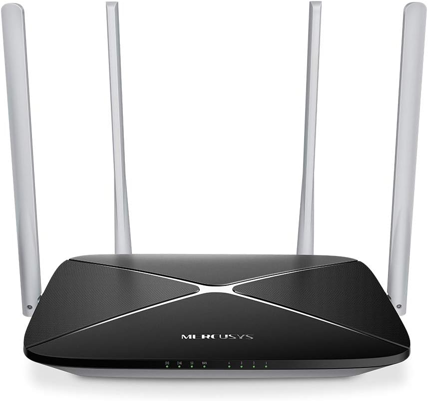 Mercusys AC12 router AC1200 nero, vista principale