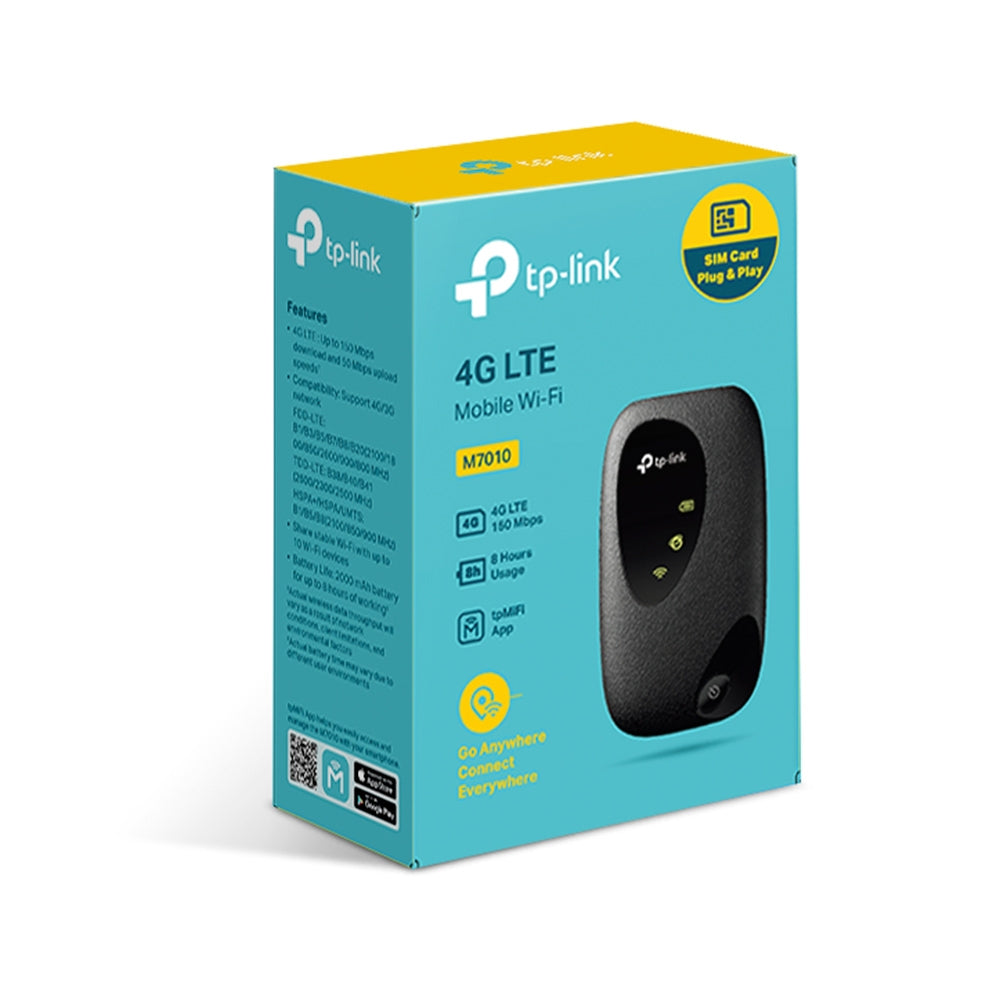 TP-Link M7010 router mobile 4G LTE nero - Confezione M7010