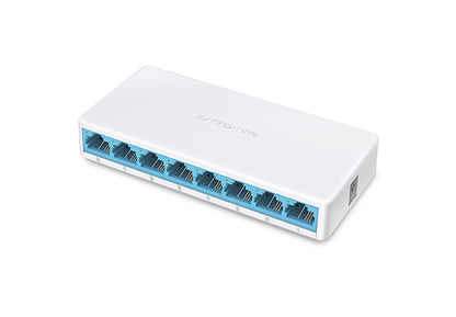 Mercusys MS108 switch Fast Ethernet bianco - Vista principale