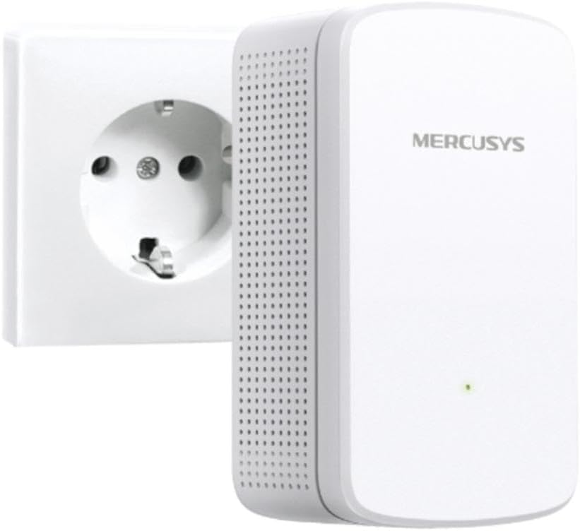 Mercusys ME10 ripetitore Wi-Fi N300 bianco - Spina europea e collegamento alla presa