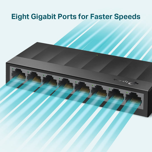 TP-Link LS1008G switch Gigabit nero - Otto porte Gigabit