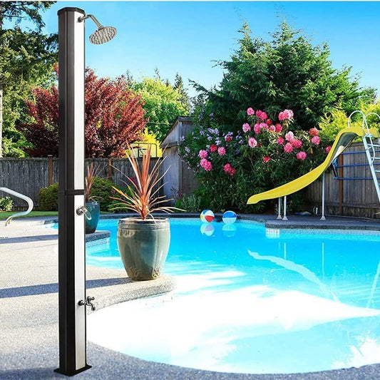 Doccia solare da giardino Meridiana con serbatoio da 40 litri
