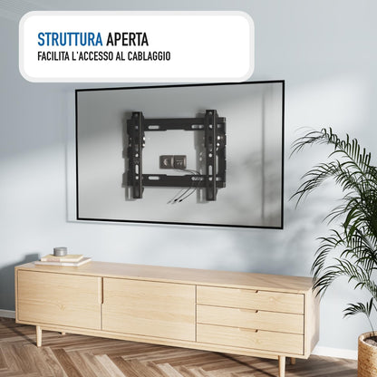 Ewent EW1506, supporto TV da parete inclinabile nero - immagine 3