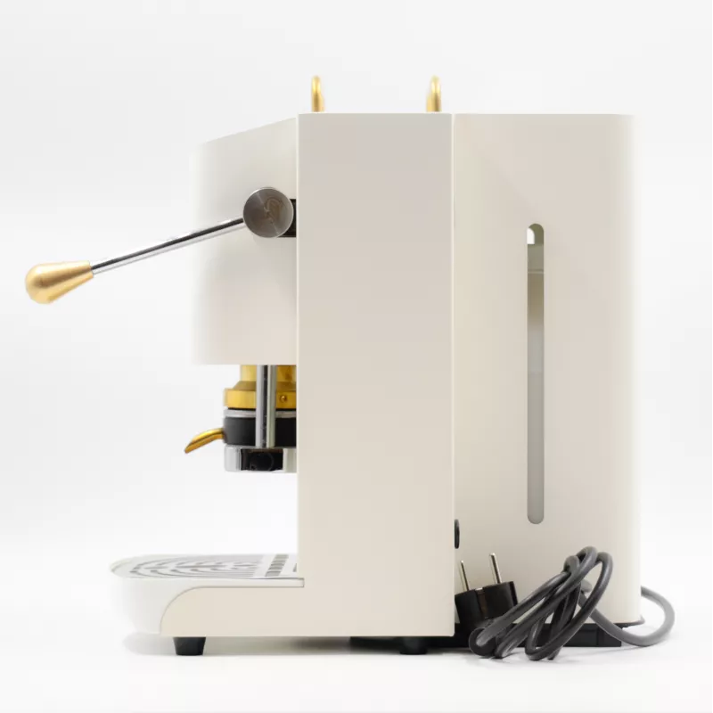 Faber Pro Deluxe Pure White ottone, lato sinistro