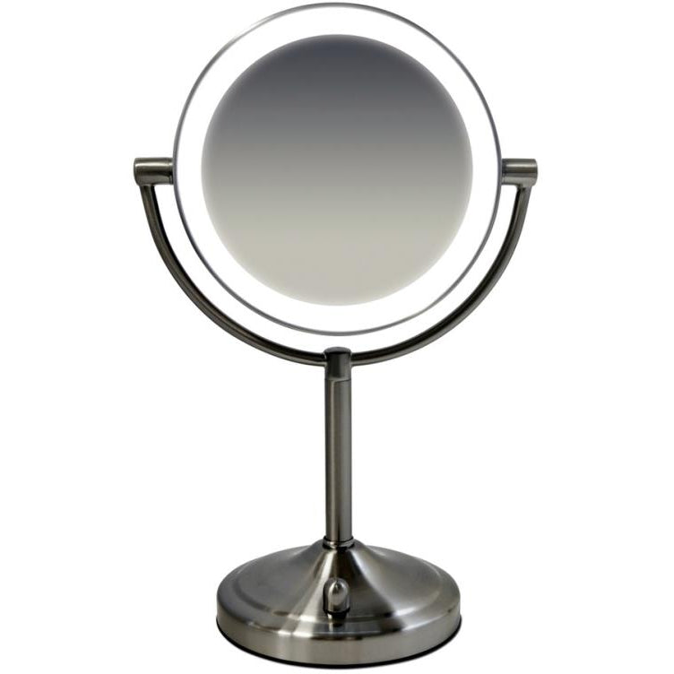 HoMedics MIR-8150 specchio cosmetico LED doppia faccia 1× e 7×