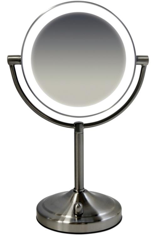 HoMedics MIR-8150 specchio cosmetico LED doppia faccia 1× e 7×