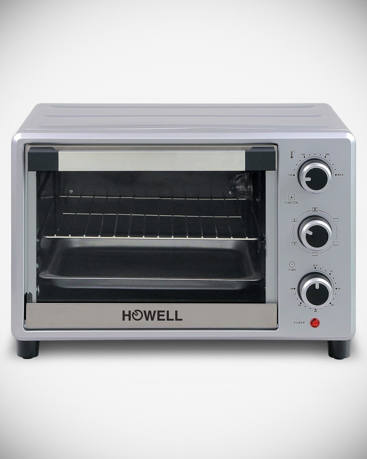 Howell HO.FE3020LPN forno elettrico 30 litri silver, vista frontale