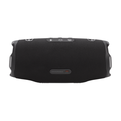 JBL Charge 6 nero, vista posteriore e connessioni