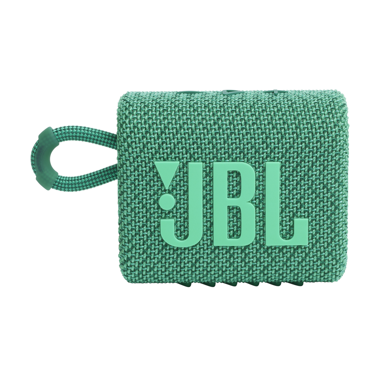 JBL Go 3 Eco altoparlante Bluetooth verde — vista frontale