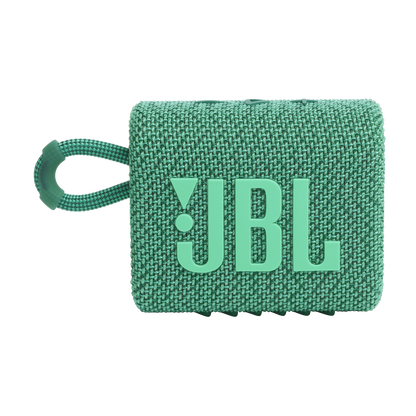 JBL Go 3 Eco altoparlante Bluetooth verde — vista frontale