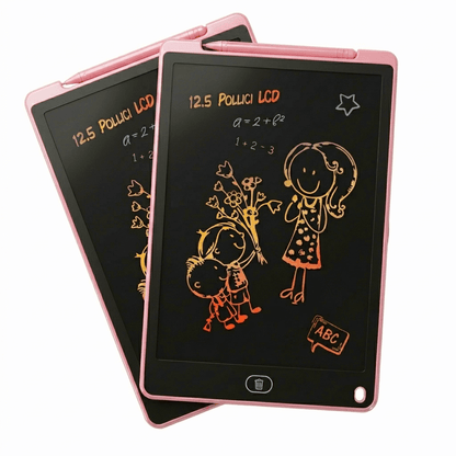 Tavoletta Grafica LCD 12.5 pollici, lavagna per disegnare con bambini e insegnamento creativo.
