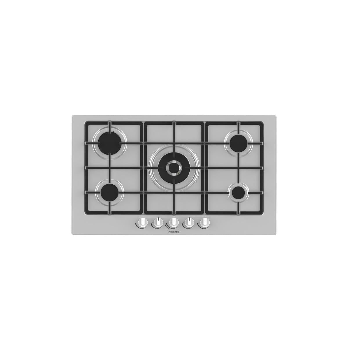 Hisense GM973XF piano cottura a gas 90 cm 5 fuochi Inox – vista 1