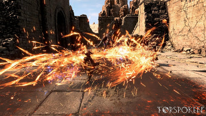 Square Enix Forspoken Standard PS5, edizione italiana – magia in combattimento