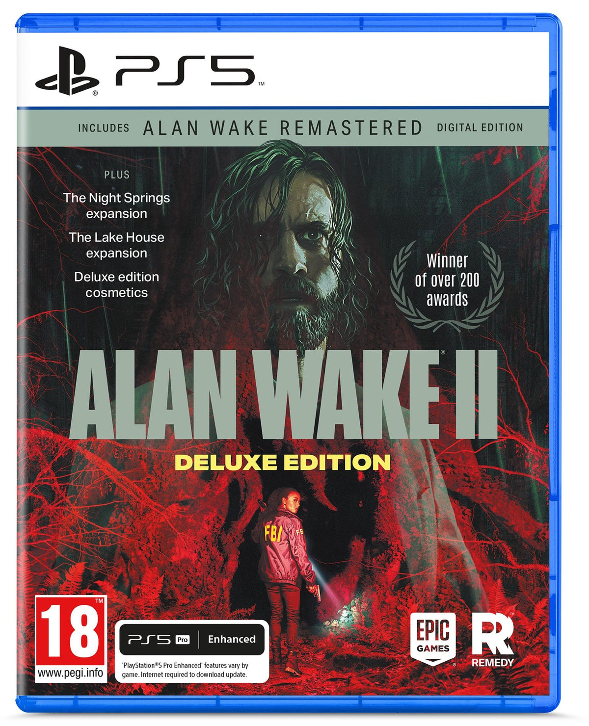 Epic Games Alan Wake 2 Deluxe Edition PS5, confezione europea – confezione Deluxe europea PS5