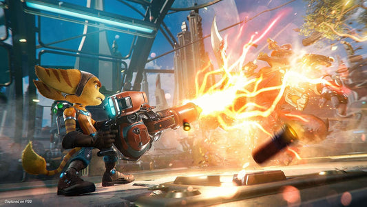 Sony Ratchet & Clank Rift Apart PS5, confezione spagnola – scena di gioco