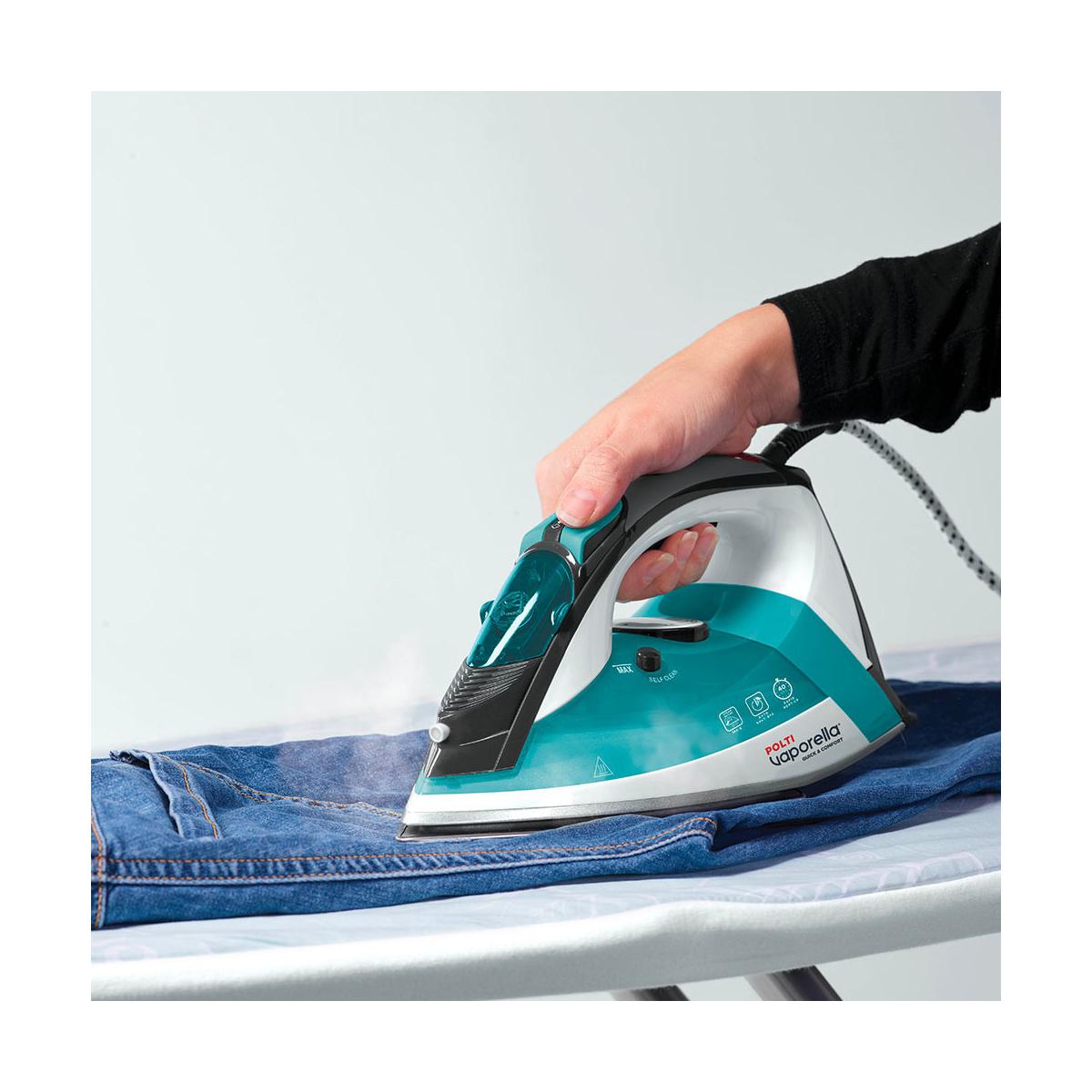 Polti Vaporella Quick & Comfort QC120 ferro da stiro a vapore 2200 W Blu – vista 4