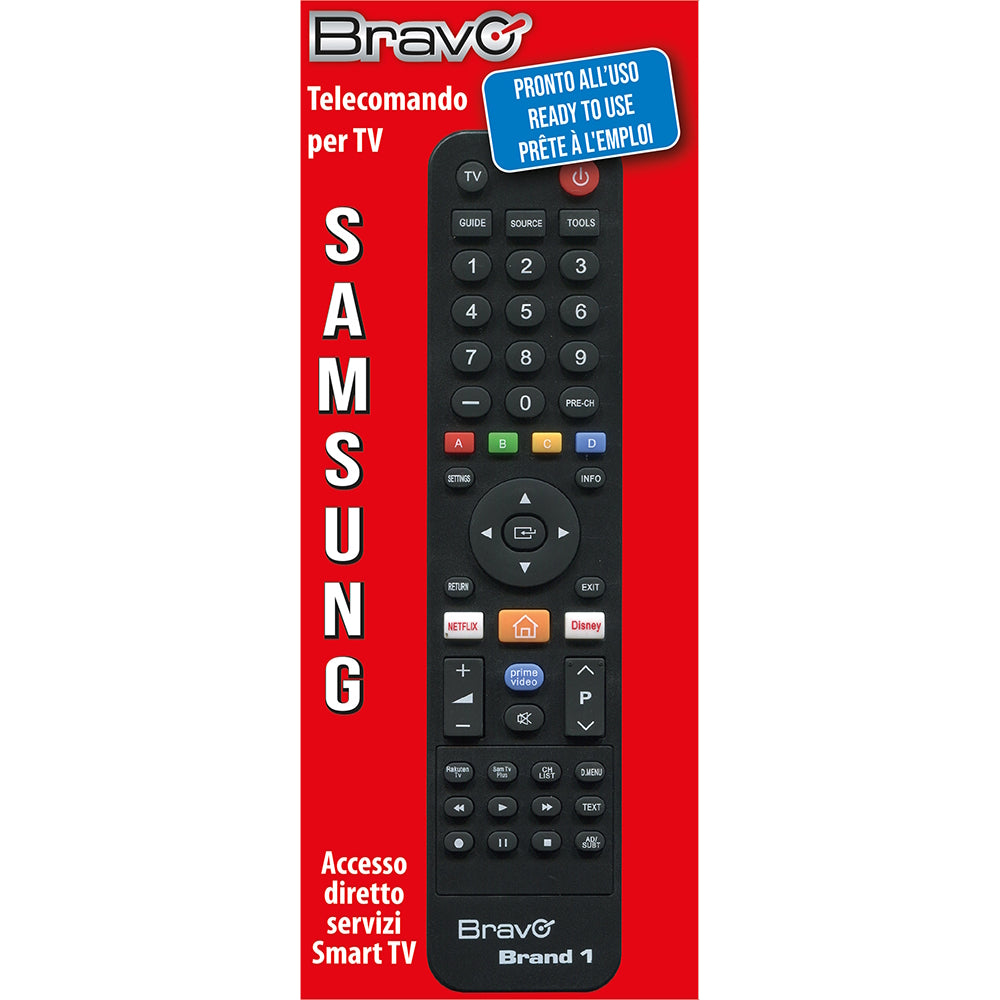 Bravo Brand 1 telecomando per TV Samsung Nero – vista 2