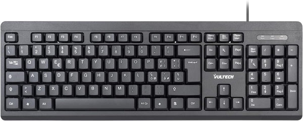 VulTech KEY-609 tastiera USB italiana 105 tasti, nera