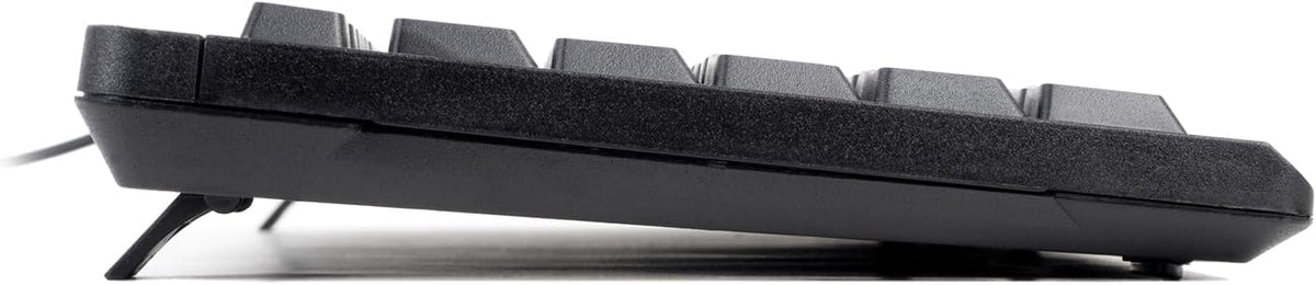 VulTech KEY-609 tastiera USB italiana 105 tasti, nera – profilo laterale