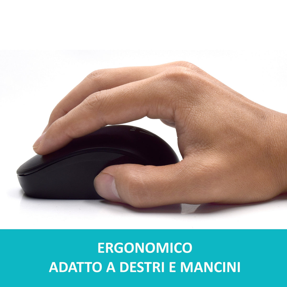 Ewent EW3255 kit tastiera e mouse wireless italiano, nero – esempio di utilizzo del mouse