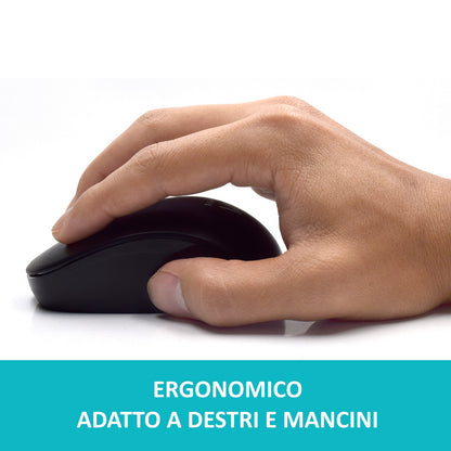 Ewent EW3255 kit tastiera e mouse wireless italiano, nero – esempio di utilizzo del mouse