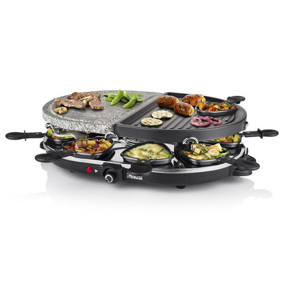 Princess 162710 raclette con pietra ollare e grill per 8 persone, 1200 W — immagine 2