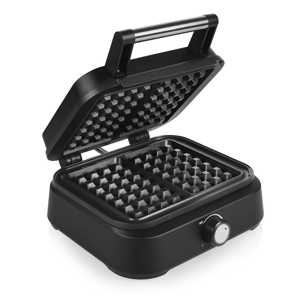 Princess 132398 Belgian Waffle Iron Deluxe piastra per 2 waffle, nera – vista 1