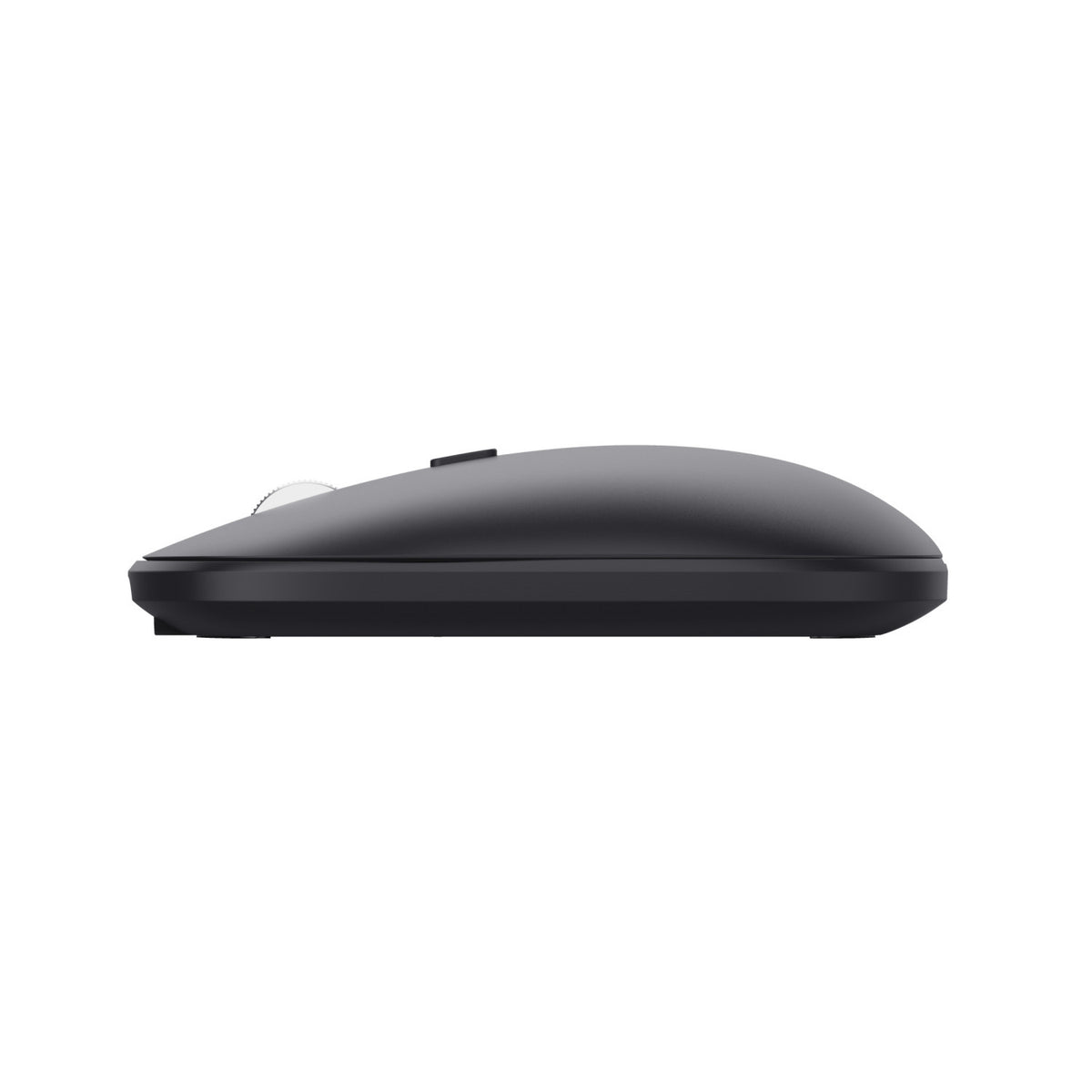 Trust Lyra 24844 kit tastiera e mouse wireless ricaricabili, italiano – profilo laterale del mouse