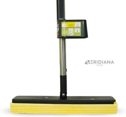 Meridiana Space Mop 4 in 1 con 2 ricambi e secchio pieghevole — dettaglio del prodotto