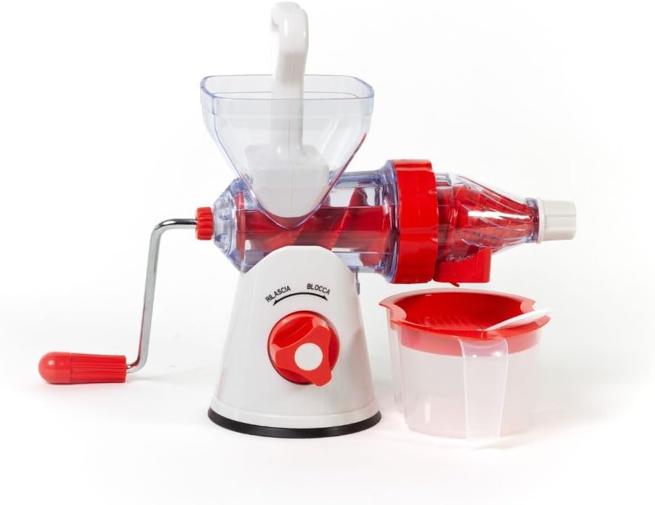 Meridiana Bio Life estrattore di succhi manuale senza tritacarne — Rosso