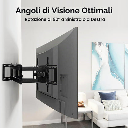 Meridiana Supporto TV da parete orientabile 32–70 pollici — dettaglio del prodotto