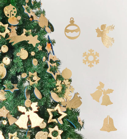 Meridiana Albero di Natale 240 cm con 2921 rametti, decori e LED — dettaglio del prodotto