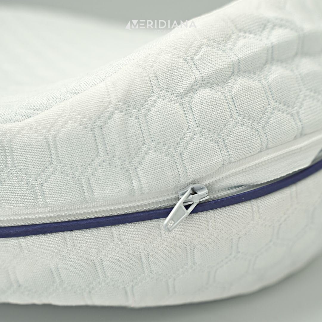 Cuscino Meridiana in memory foam per gambe e ginocchia, sfoderabile — foto 5