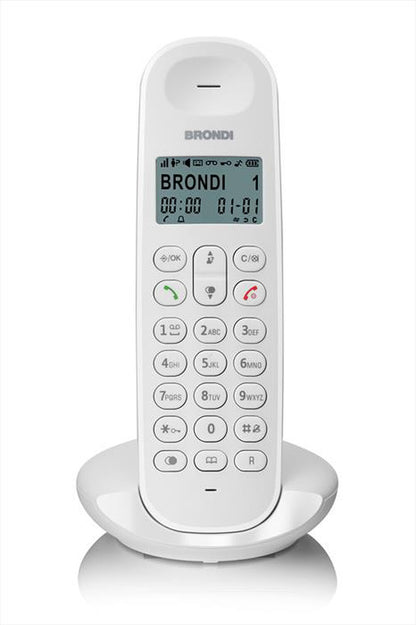 Brondi Lotus telefono cordless bianco — vista 1