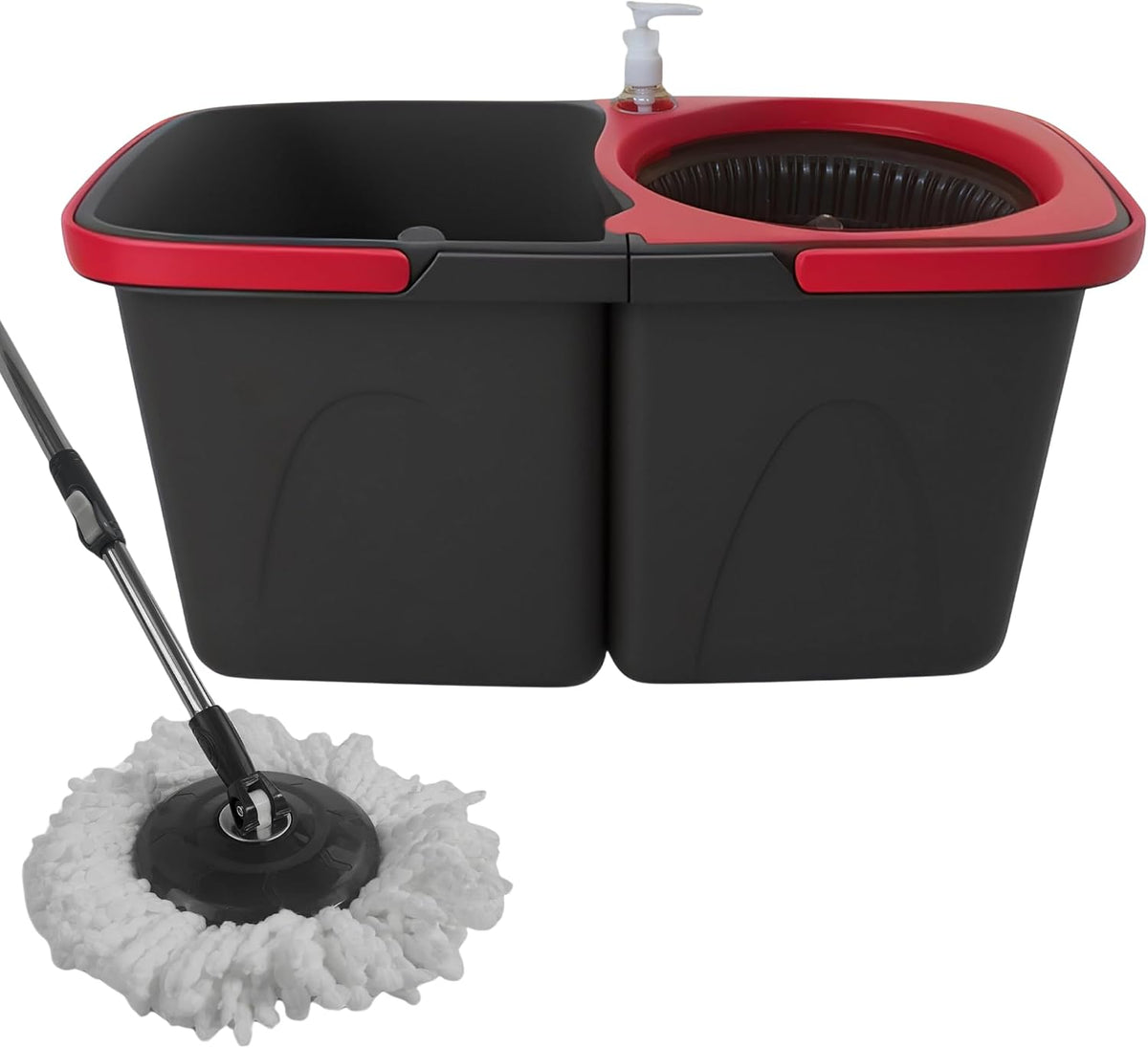 Meridiana Spin Mop a due serbatoi Nero — foto 1