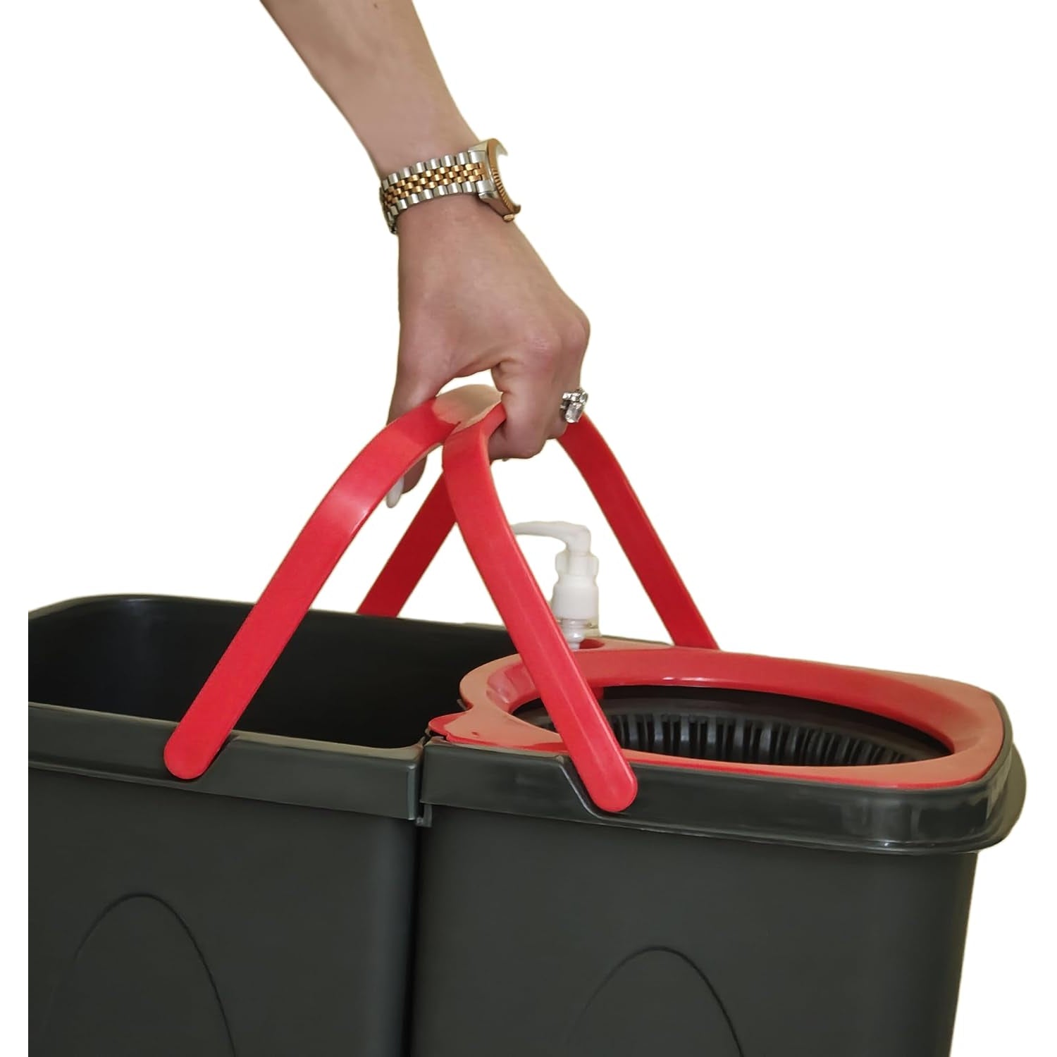 Meridiana Spin Mop a due serbatoi Nero — foto 8