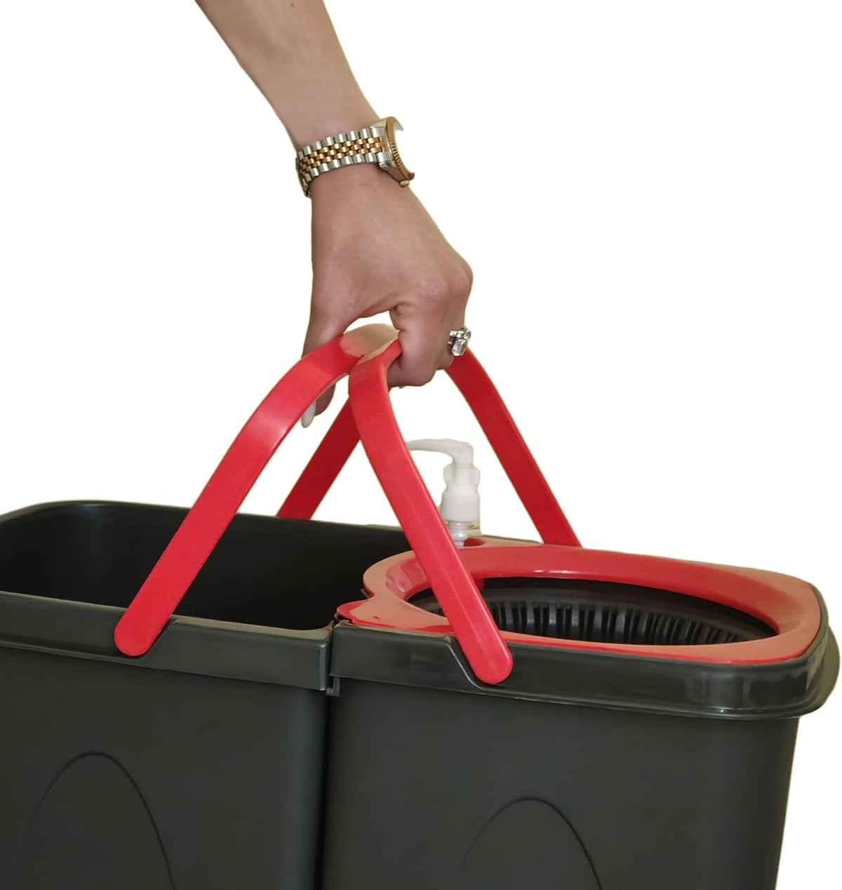 Meridiana Spin Mop a due serbatoi Nero — foto 8