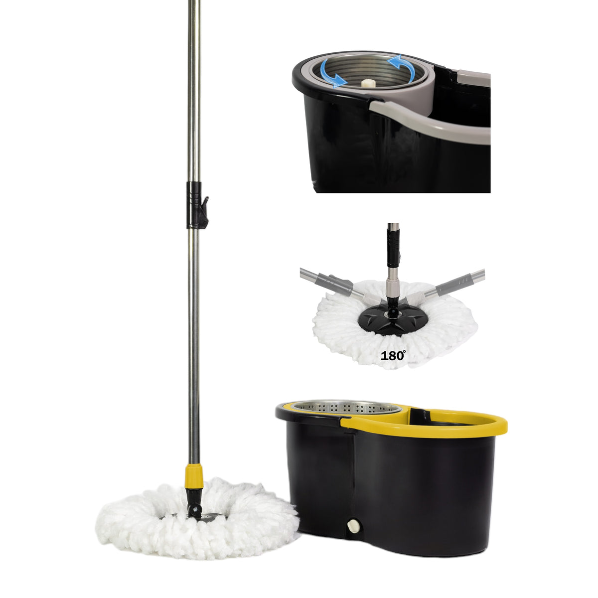 Meridiana Spin Mop con strizzatura manuale Giallo — foto 3