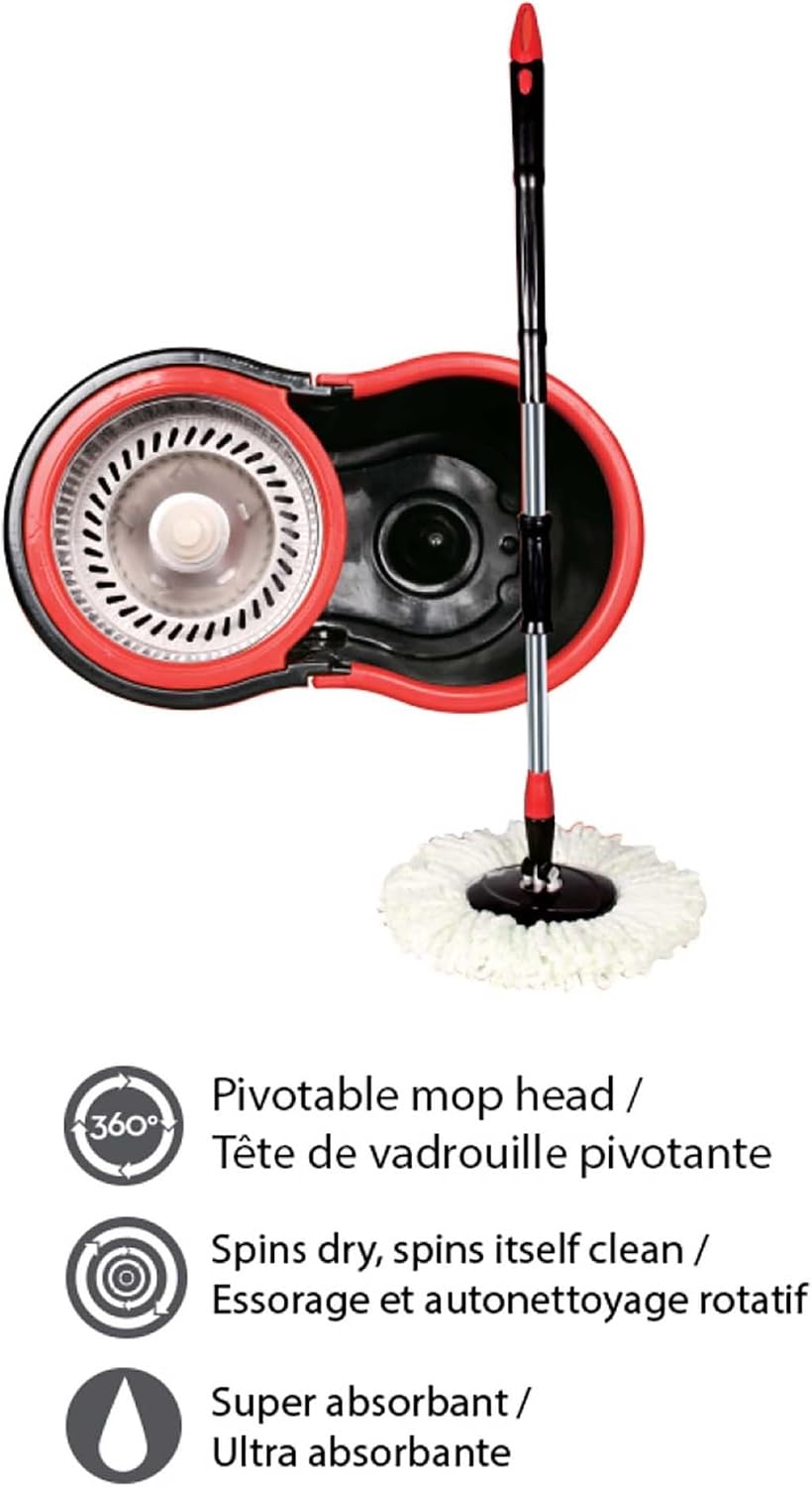 Meridiana Spin Mop con strizzatura manuale Grigio — foto 8