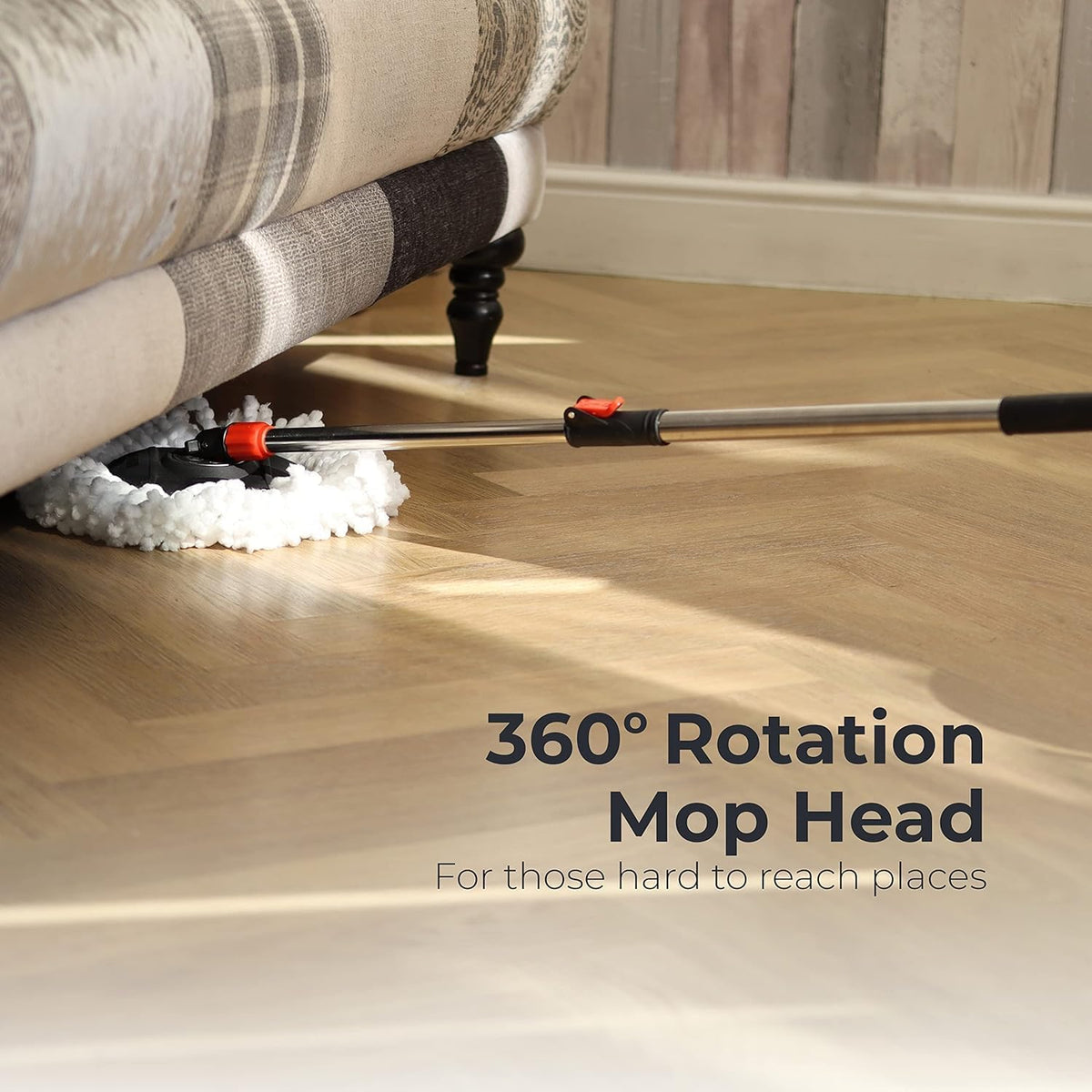 Meridiana Spin Mop con strizzatura manuale Rosso — foto 5