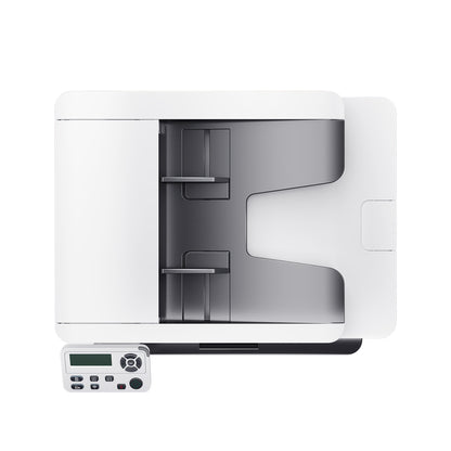 Pantum M7100DW bianca con ADF e pannello LCD — vista 3