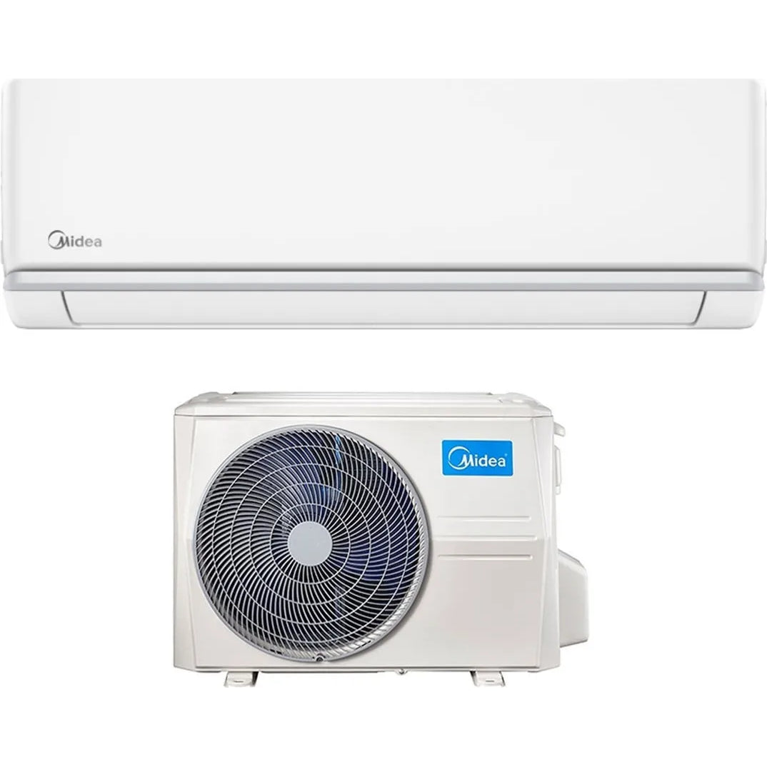 Midea Elegance 9000 BTU: unità interna MSAGSAU-09HRDN8 e motore esterno MOX102-09HFN8/LT
