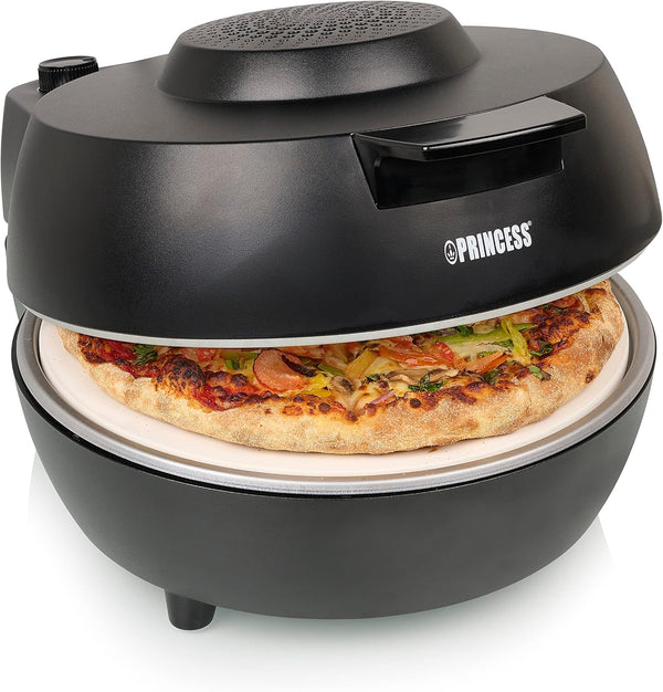 Princess 115005 Forno Pizza Pro 30 cm con pietra in ceramica